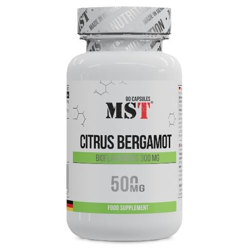 MST (МСТ) Citrus Bergamot (Цитрус Бергамот) 500 мг підтримка серця, судин і метаболізму капсули №90
