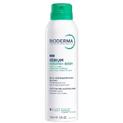 Cпрей Bioderma (Біодерма) Sebium (Себіум) Kerato+ Body для тіла проти акне 150 мл