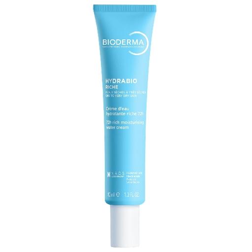 Крем Bioderma (Біодерма) Hydrabio (Гідрабіо) Riche 72h Moisturising Water для обличчя зволожувальний на водній основі 40 мл